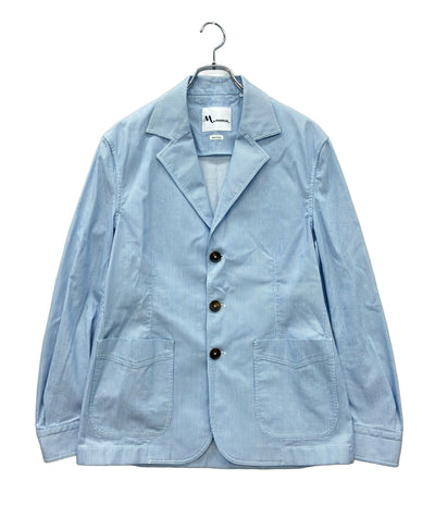 美品 DOPPIAA テーラードジャケット ストライプ メンズ SIZE 48 (L) ドッピアアー