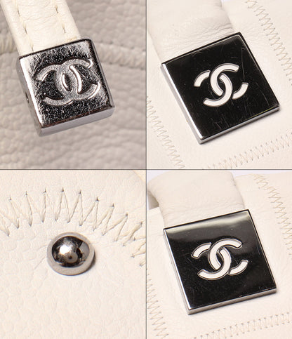 CHANEL ハンドバッグ トートバッグ ミニボストンバッグ シルバー金具 8番台 チョコバー レディース シャネル