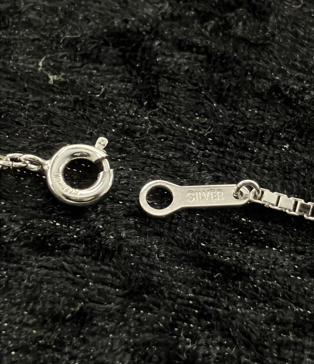 美品 ネックレス SV925 マベパール13mm レディース