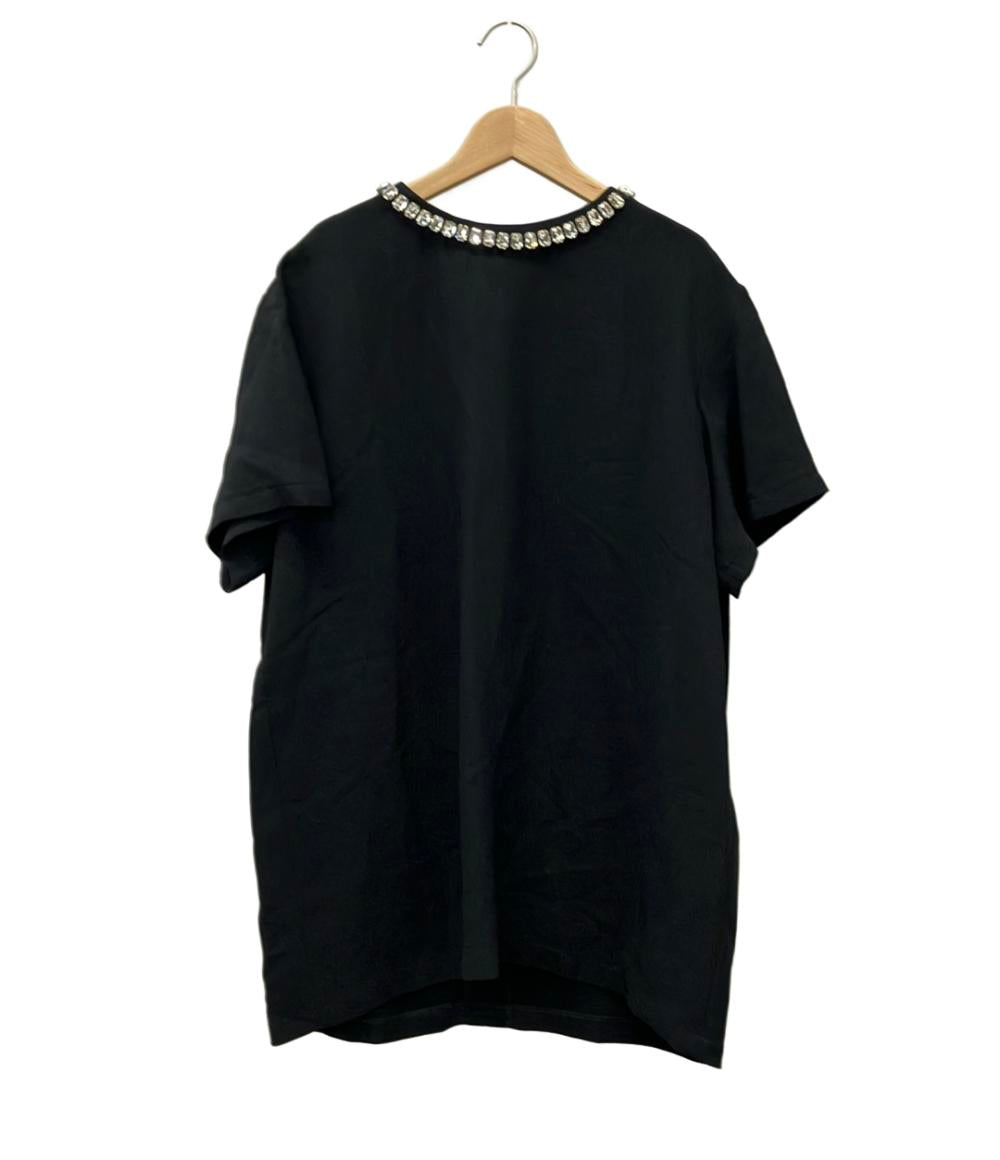 ヌメロ ヴェントゥーノ 半袖ワンピース ビジュー付き レディース SIZE 48