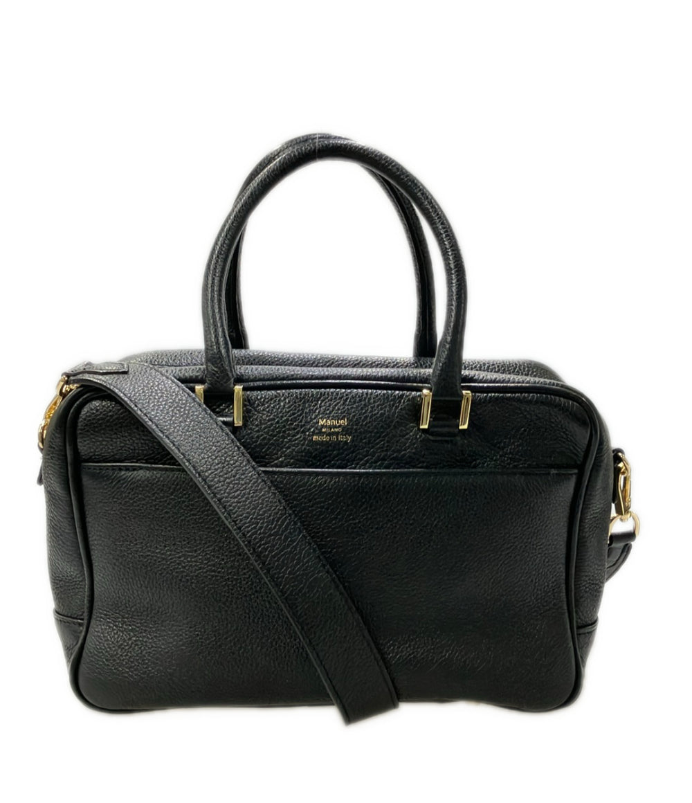 Manuel MILANO ハンドバッグ ショルダーバッグ 2WAY 斜め掛け レザー レディース マニュエルミラノ