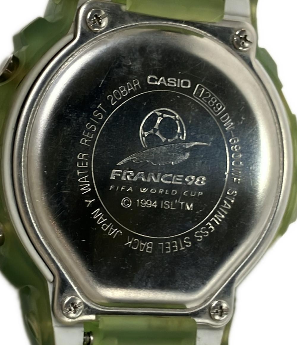 美品 CASIO 腕時計 G-SHOCK FIFA ワールドカップ フランス 98 クオーツ DW-6900WF メンズ カシオ