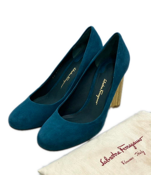 Salvatore Ferragamo パンプス フラワーヒール レディース SIZE 6.5 (L