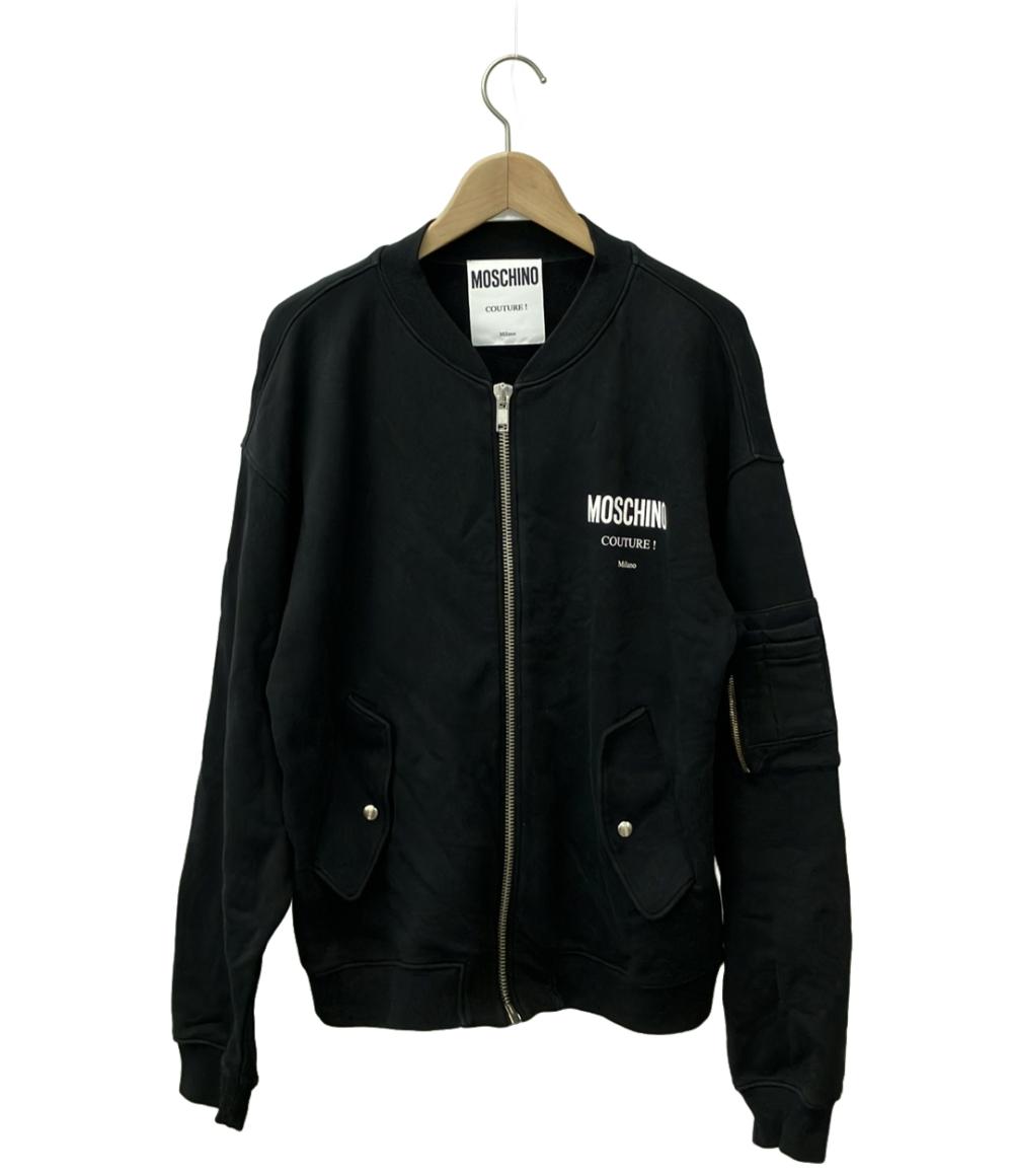 美品 モスキーノ ジップアップスウェット レディース SIZE 50 (XL) MOSCHINO