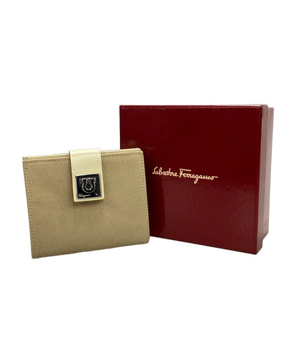 Salvatore Ferragamo 二つ折り財布 ガンチーニ IC-22 0111 レディース サルヴァトーレフェラガモ