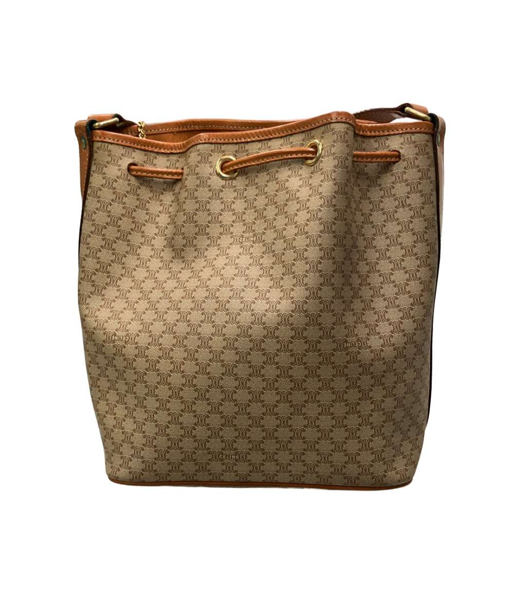 CELINE ショルダーバッグ 斜め掛け マカダム柄 M08 レディース セリーヌ