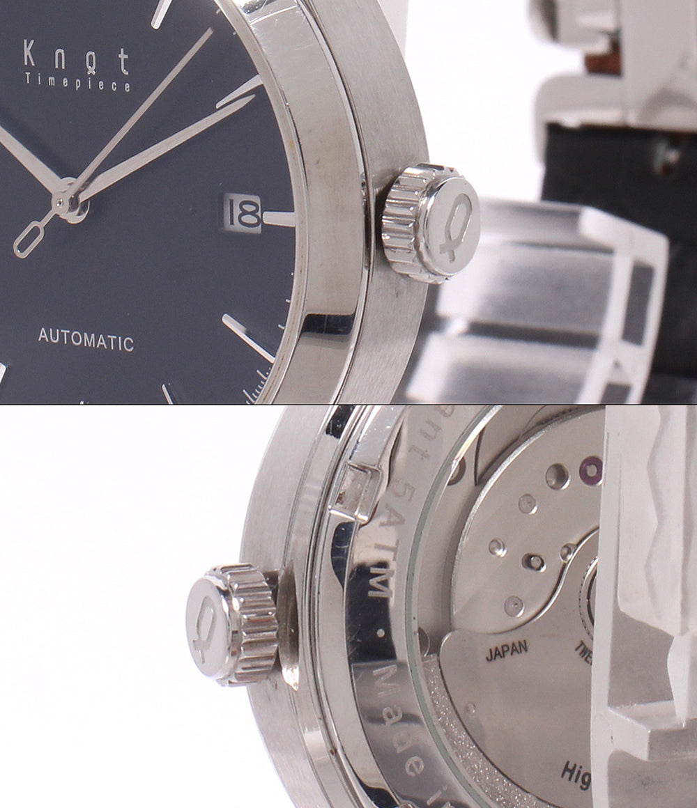 Maker's Watch Knot 腕時計 PREMIUM AUTOMATIC 自動巻き AT-38SVBK メンズ メーカーズウォッチ ノット