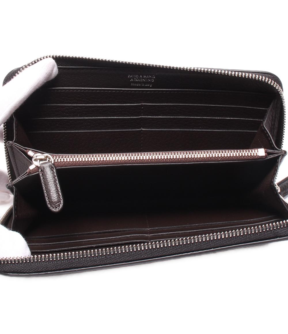 美品 ティガマロ ラウンドファスナー長財布 メンズ TlGAMARO