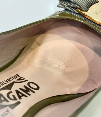 訳あり サルヴァトーレフェラガモ ミュール パンプス ヴァラ レディース SIZE 4 1/2 (XS) Salvatore Ferragamo