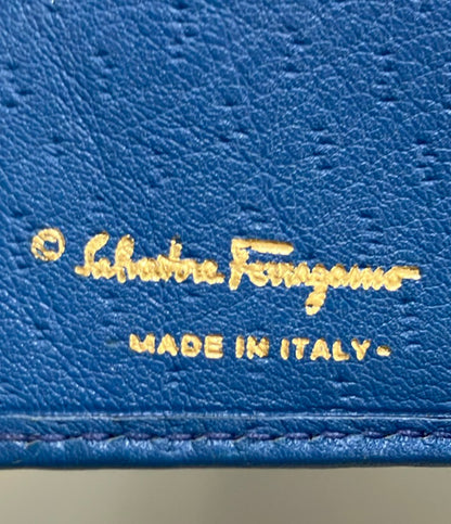 Salvatore Ferragamo ダブルホック 二つ折り財布 レザー ガンチーニ レディース サルヴァトーレフェラガモ