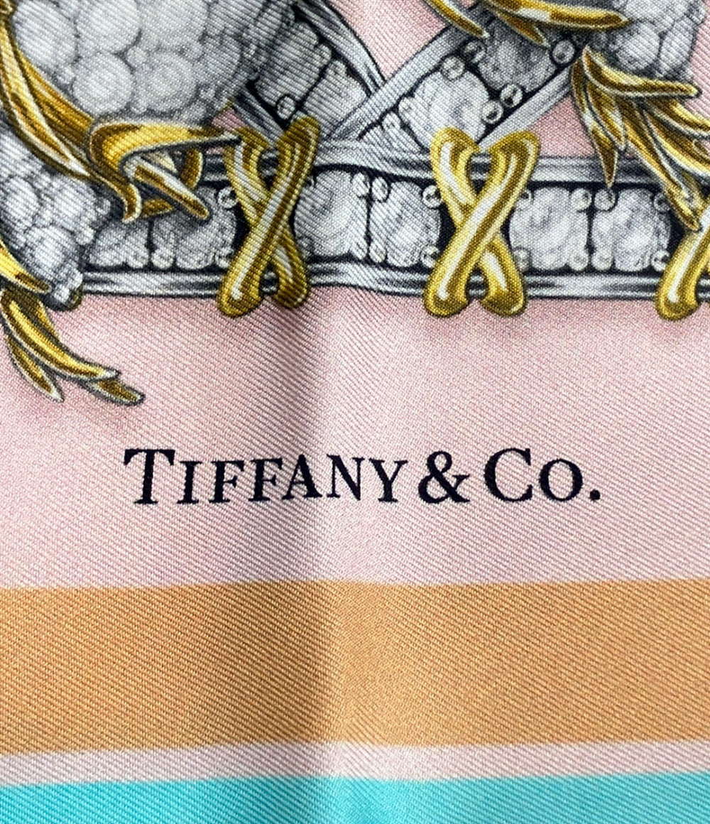 美品 TIFFANY&Co. スカーフ シルク100% レディース ティファニー