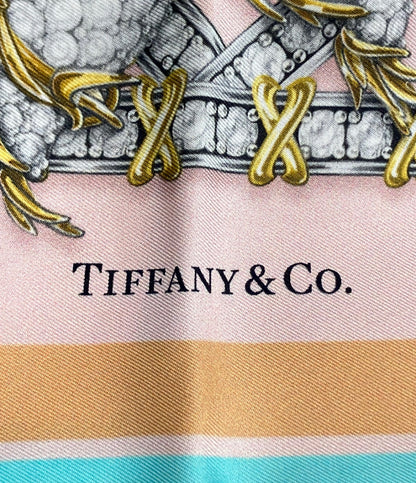 美品 TIFFANY&Co. スカーフ シルク100% レディース ティファニー アンド コー