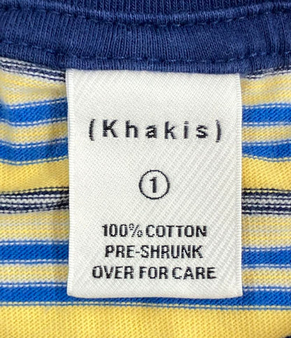 美品 カーキス 半袖Tシャツ ボーダー柄 メンズ SIZE 1 (S) khakis