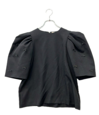 Heve 半袖 バブリー リボン ブラウス レディース SIZE F (M) ヘイヴ