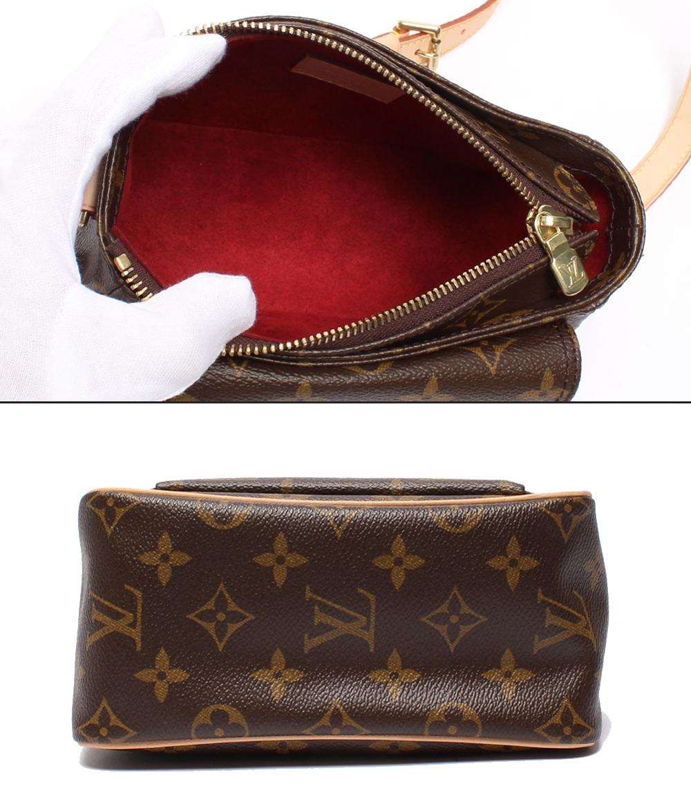 美品 LOUIS VUITTON ショルダーバッグ 肩掛け 斜め掛け ヴィバシテPM モノグラム M51165 レディース ルイ・ヴィトン