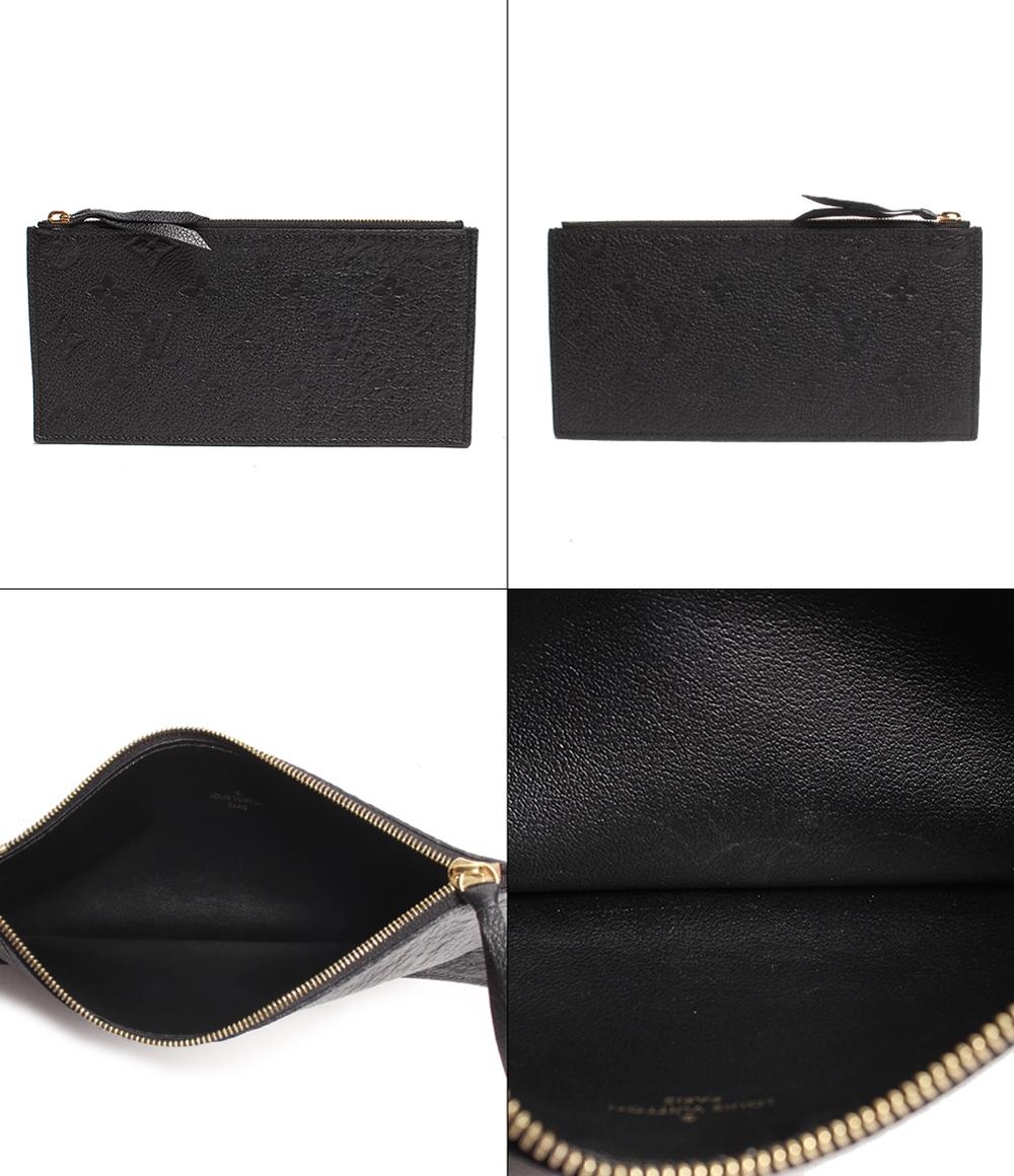 ルイ・ヴィトン チェーンレザーウォレット ゴールド金具 ポシェット･フェリシー モノグラム･アンプラント グレインカウハイドレザー M82477