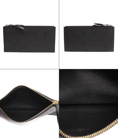 ルイ・ヴィトン チェーンレザーウォレット ゴールド金具 ポシェット･フェリシー モノグラム･アンプラント グレインカウハイドレザー M82477