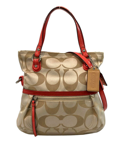 コーチ 2WAY ハンドバッグ ショルダーバッグ 斜め掛け シグネチャー 19862 レディース COACH