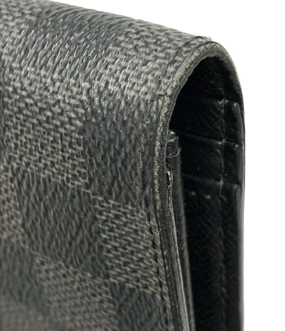 LOUIS VUITTON 長財布 ポルトフォイユ ブラザ ダミエ グラフィット LOUIS VUITTON 長財布 ポルトフォイユ ブラザ ダミエ グラフィット
