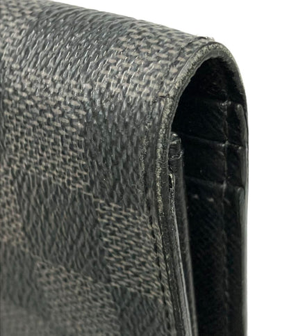 LOUIS VUITTON 長財布 ポルトフォイユ ブラザ ダミエ グラフィット N62665 メンズ ルイ・ヴィトン