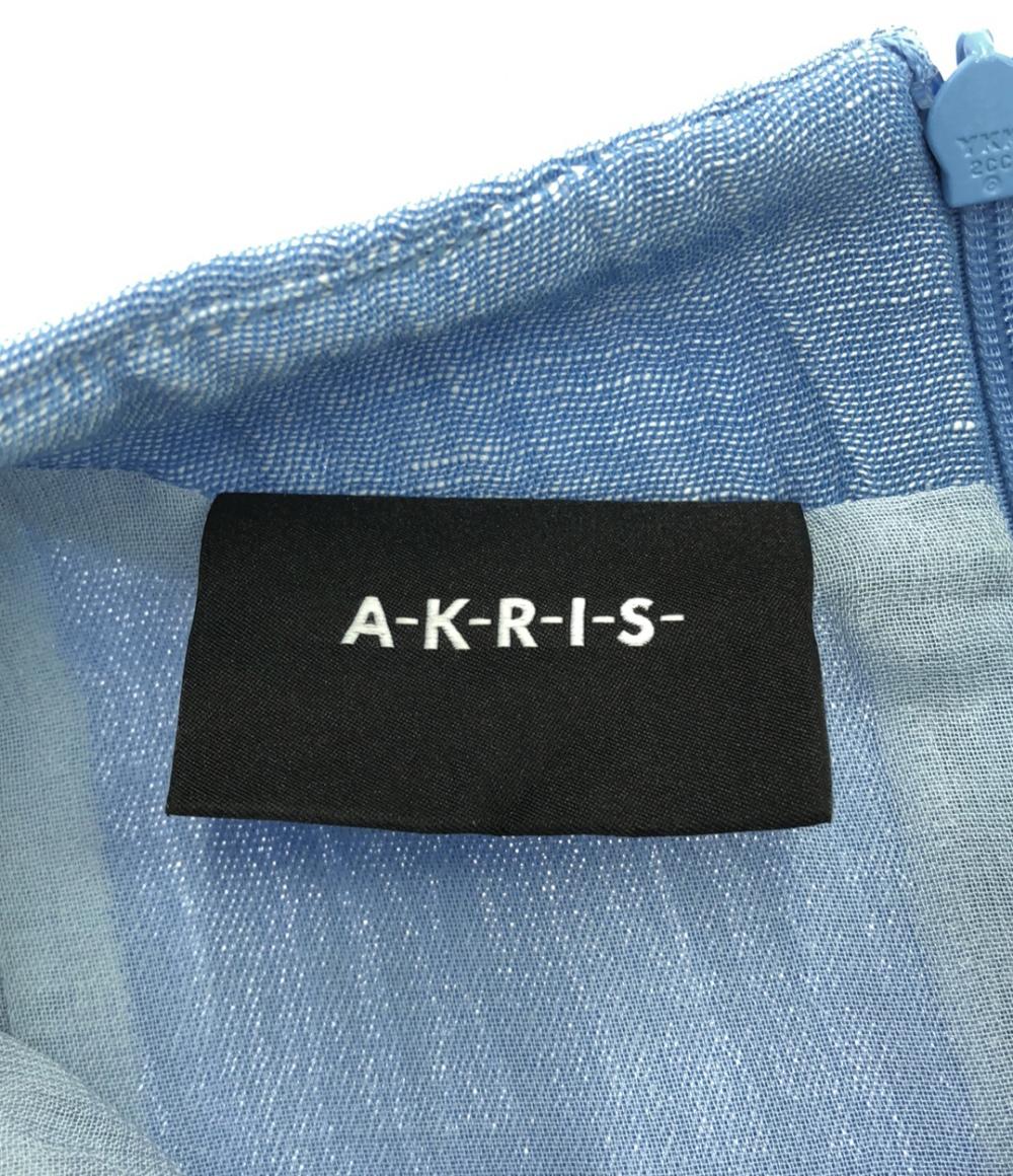 アクリス ノースリーブウールリネンワンピース レディース SIZE 36 (XS) AKRIS