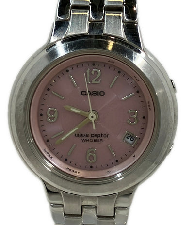 CASIO 腕時計 ウェーブセプター ソーラー ピンク LWQ-120 レディース カシオ