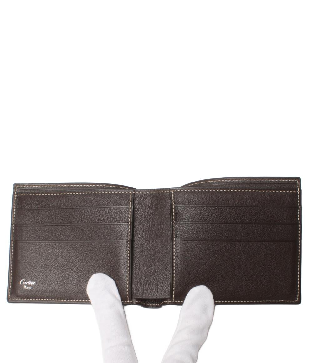 美品 カルティエ 二つ折り財布 メンズ Cartier