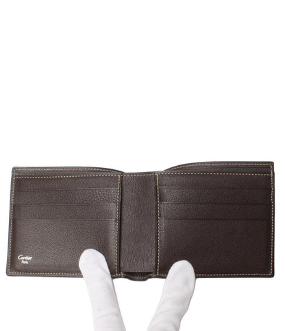 美品 カルティエ 二つ折り財布 メンズ Cartier