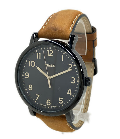 TIMEX 腕時計 クオーツ ブラック T2N677 レディース メンズ タイメックス