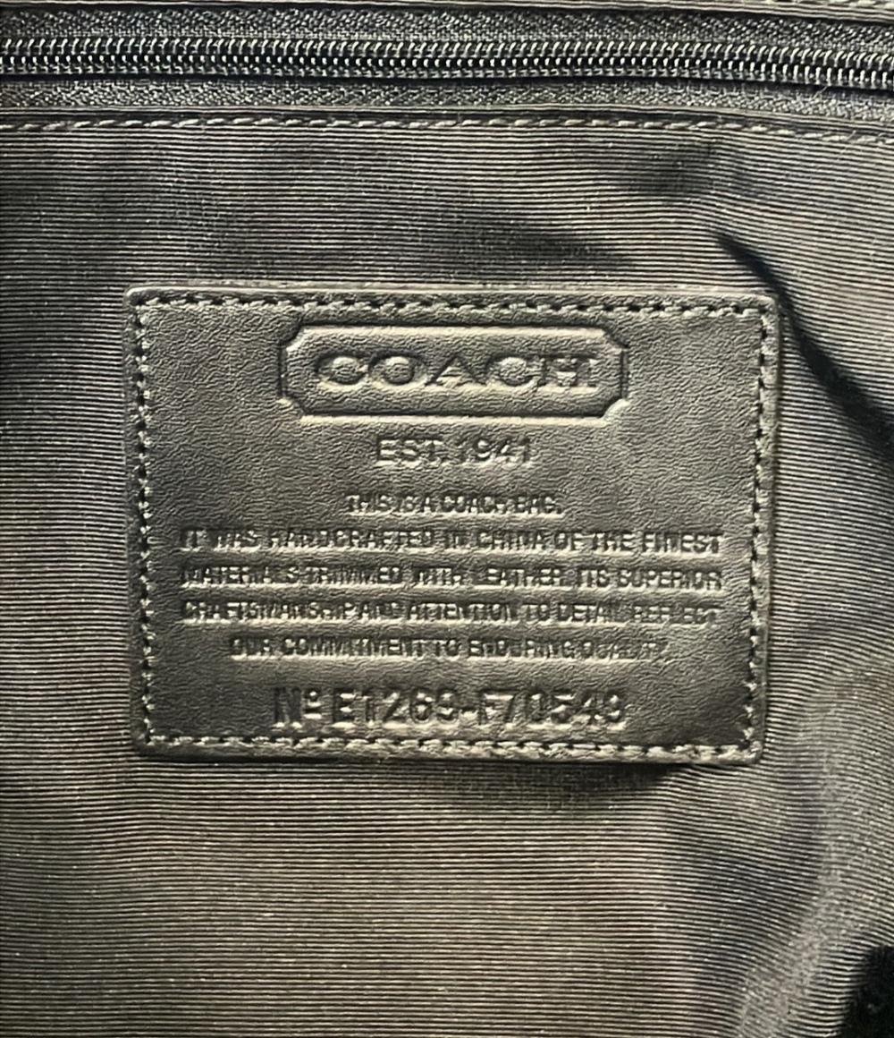 コーチ 2way ブリーフケース ビジネスバッグ ショルダーバッグ 斜め掛け F70549 メンズ COACH