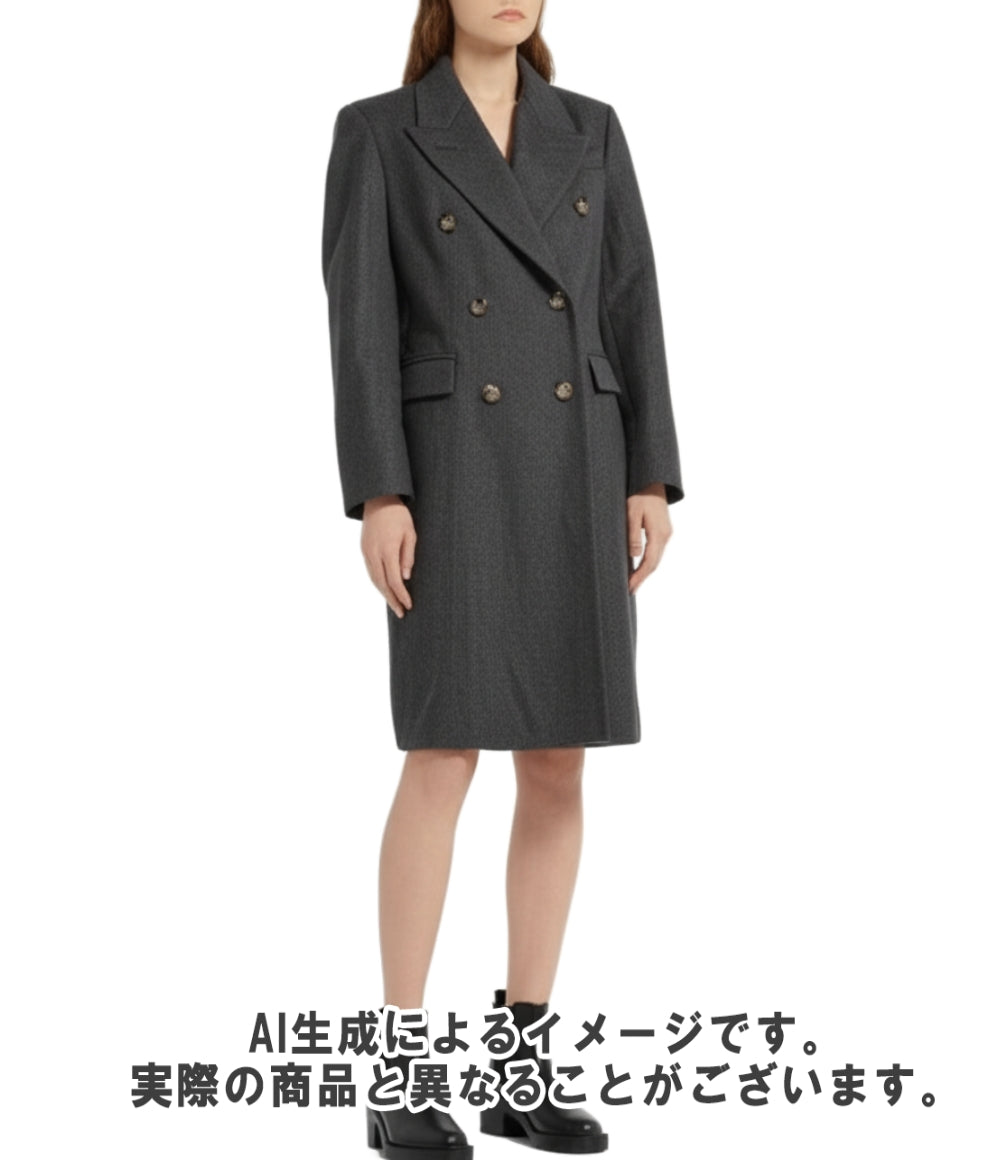 美品 バーバリー ダブルブレストコート ウール レディース SIZE UK6 (M) BURBERRY