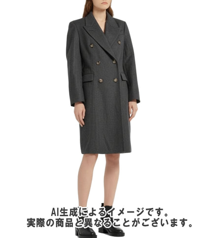 美品 バーバリー ダブルブレストコート ウール レディース SIZE UK6 (M) BURBERRY