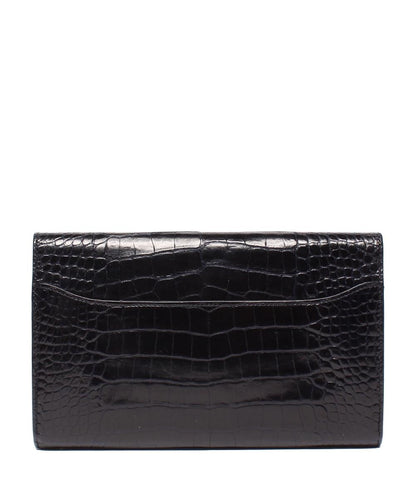 エルメス 長財布 クロコダイル アリゲーター ゴールド金具 A刻印 コンスタンスロング レディース HERMES