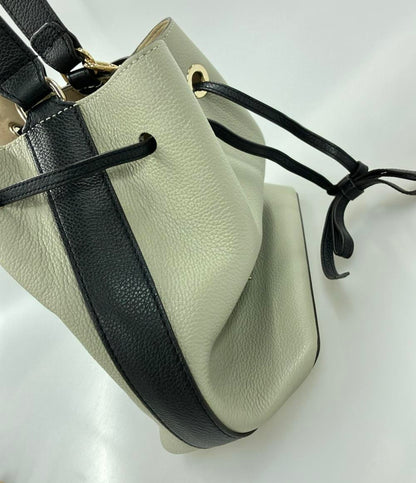 フルラ 2way 巾着レザーハンドバッグ ミニショルダーバッグ 斜め掛け レディース Furla