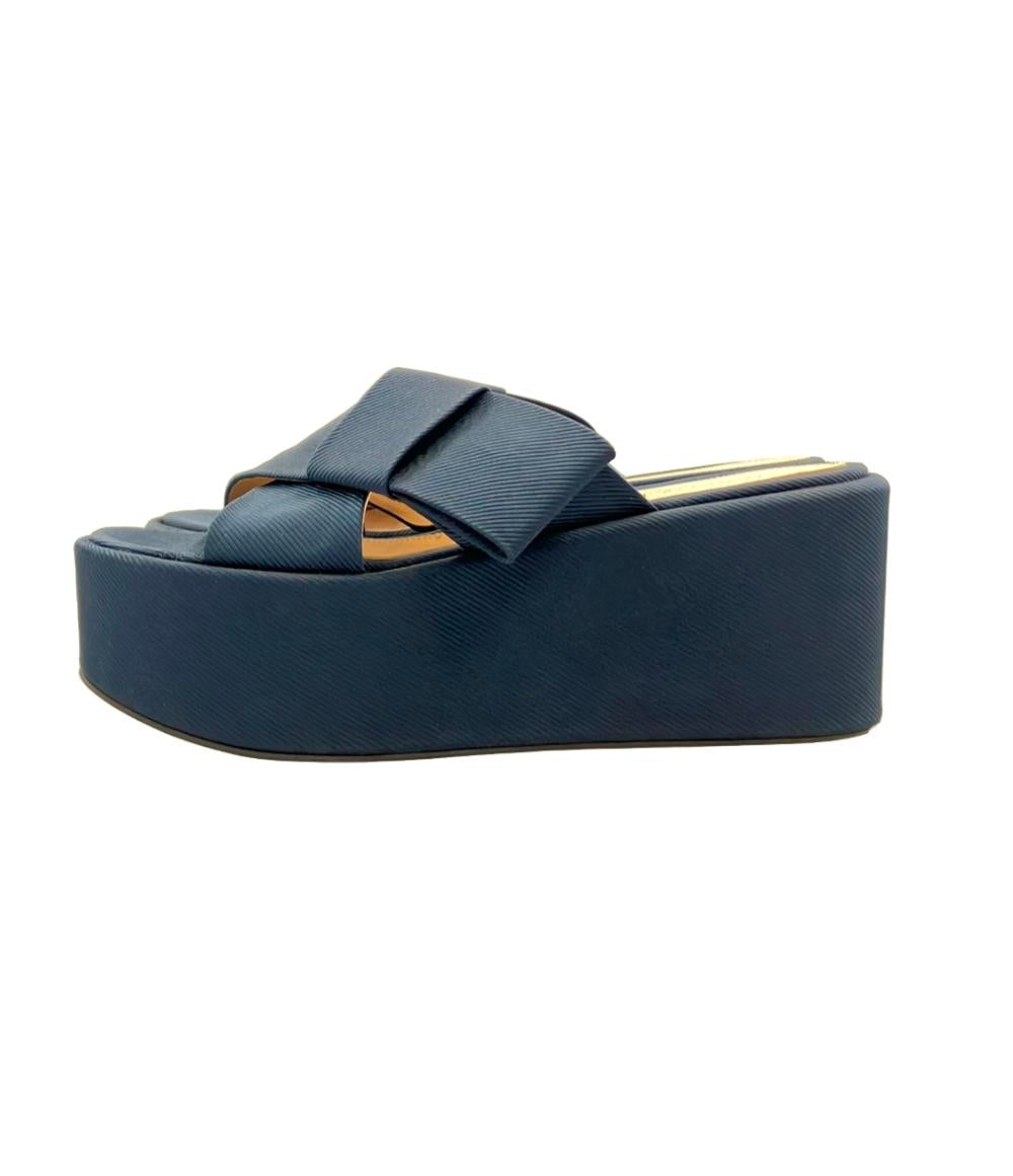 Gianvito Rossi サンダル クロスストラップ 厚底 レディース SIZE 35 1/2 (22.5cm) ジャンヴィトロッシ