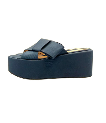 Gianvito Rossi サンダル クロスストラップ 厚底 レディース SIZE 35 1/2 (22.5cm) ジャンヴィトロッシ