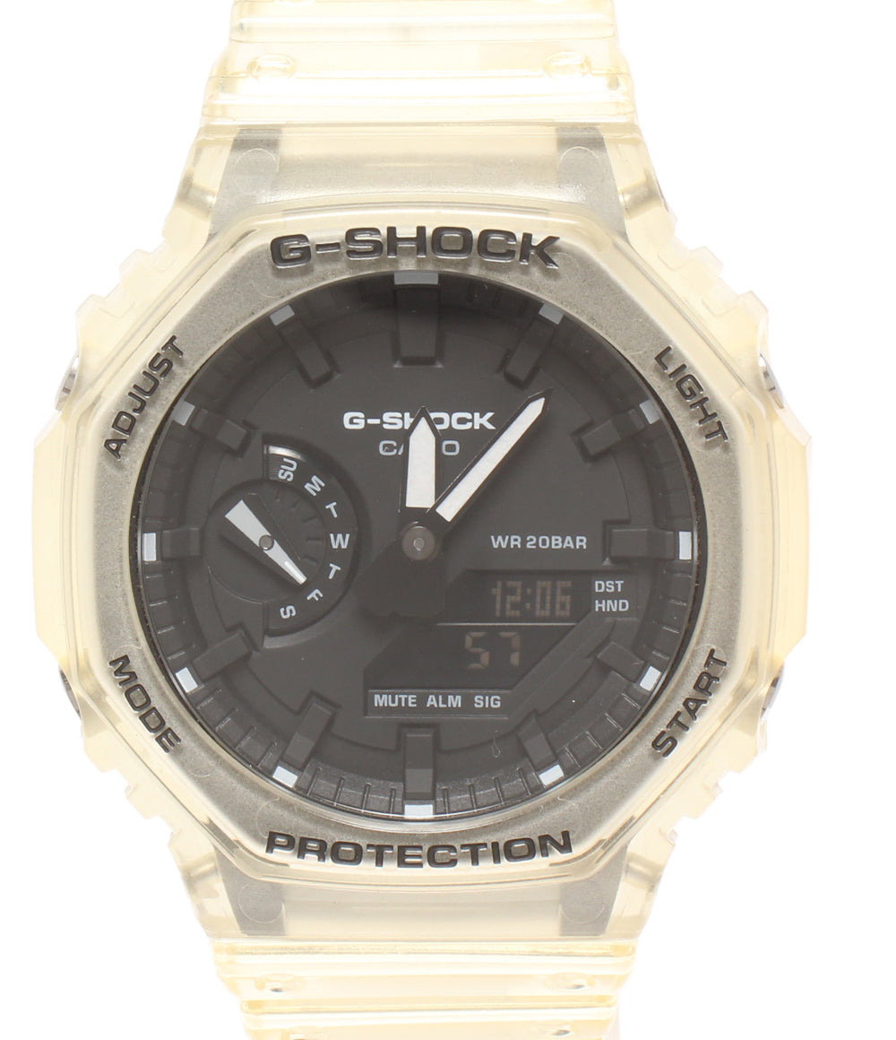 CASIO 腕時計 G-SHOCK クオーツ ブラック GA-2100SKE レディース メンズ カシオ