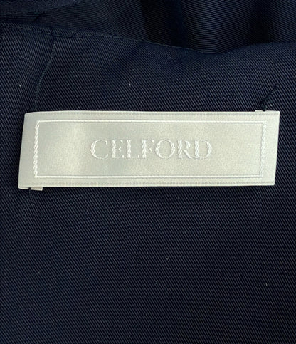 CELFORD ノースリーブ カシュクールラッフルワンピース レディース SIZE 38 セルフォード
