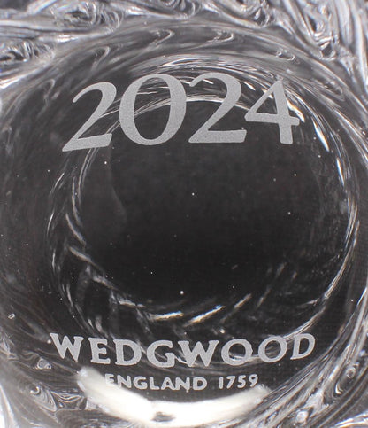 美品 ウェッジウッド アニュアル タンブラー グラス 2点セット ペア 2024 ファイア WEDGWOOD