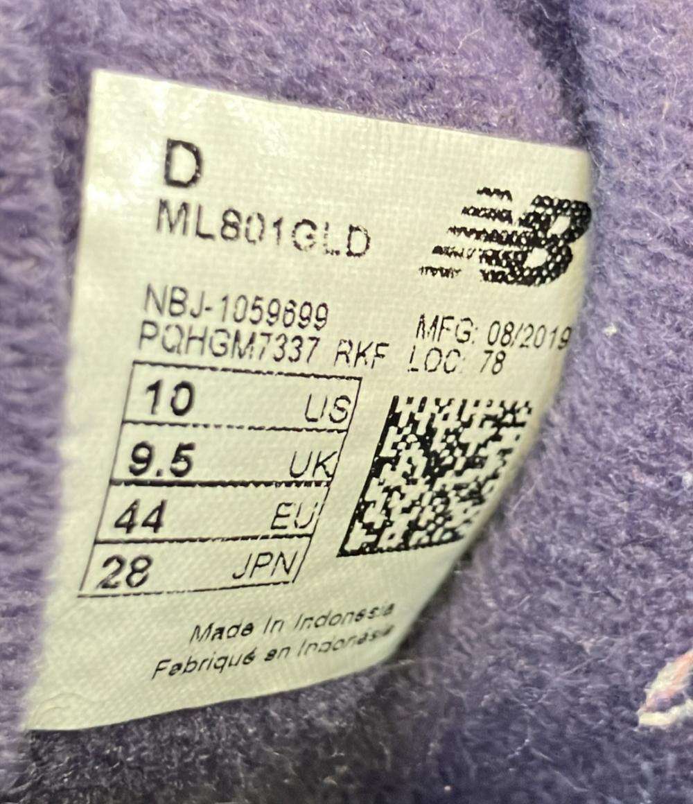 ニューバランス ローカットスニーカー ML801GLD メンズ SIZE 28.0 (XL) NEW BALANCE