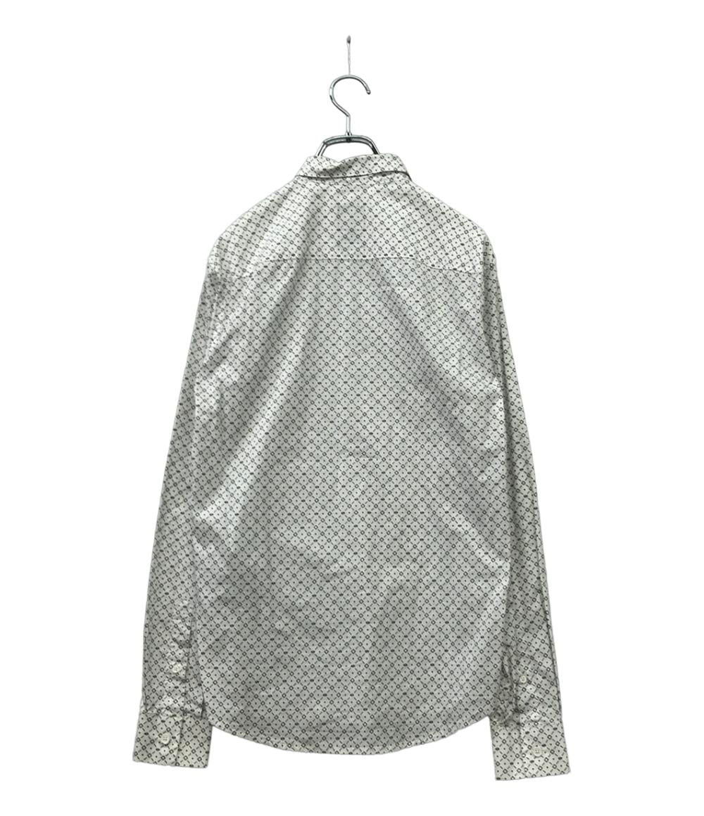 ARMANI EXCHANGE 長袖シャツ 総柄 ロゴ 3LZC25 ZNEAZ メンズ SIZE XS アルマーニエクスチェンジ