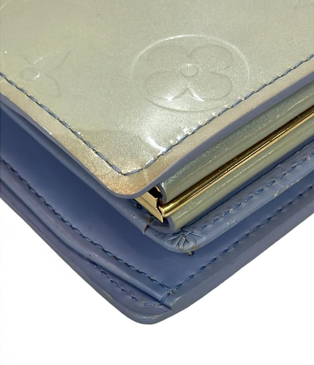 LOUIS VUITTON 二つ折り財布 ヴェルニ ポルトフォイユ ヴィエノワ M91315 レディース ルイ・ヴィトン