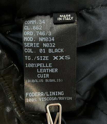 訳あり NEIL BARRETT レザージャケット メンズ SIZE XXS ニールバレット
