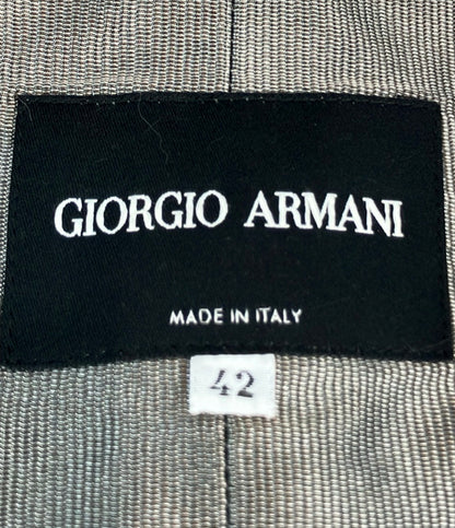 GIORGIO ARMANI 半袖ジャケット デザイン ホルターネックライン ゴールド Borgo21 レディース SIZE 42 (M) ジョルジオアルマーニ
