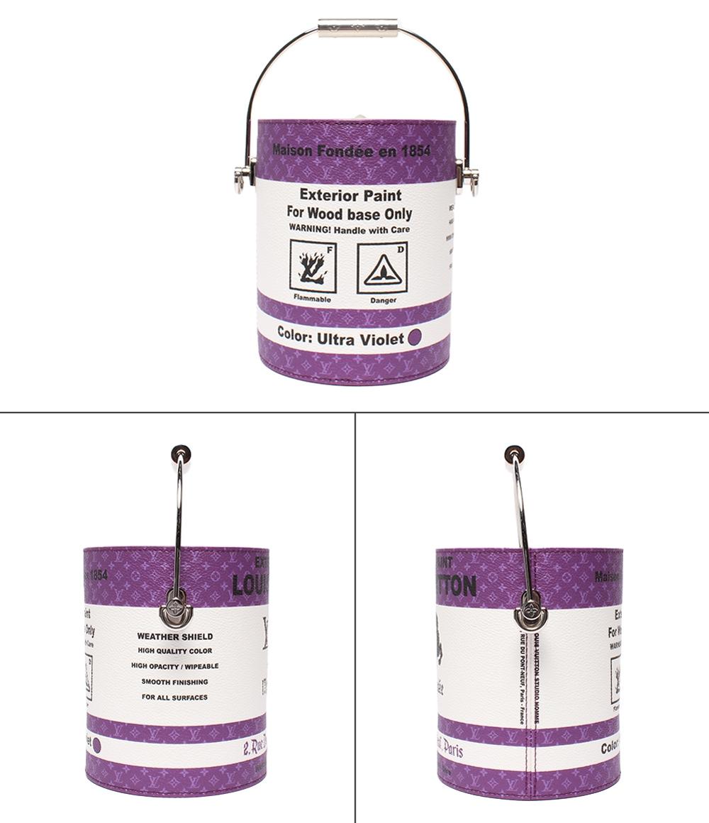 美品 ルイ・ヴィトン 3way ハンドバッグ ショルダーバッグ 斜め掛け LV ペイント カン M81591 レディース LOUIS VUITTON