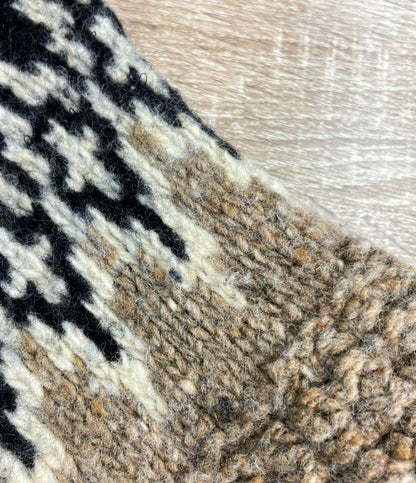 ESTNATION 長袖ニット ジオメトリックジャガードニット 22-109-12-080290 レディース SIZE F (M) エストネーション