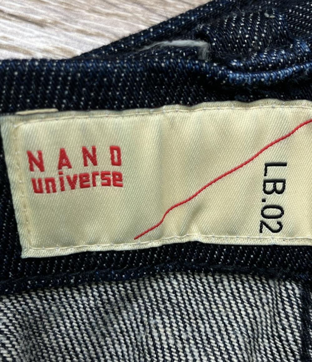 ナノユニバース ヘンプデニムダブルニーモーターサイクルパンツ メンズ SIZE M (M) nano universe