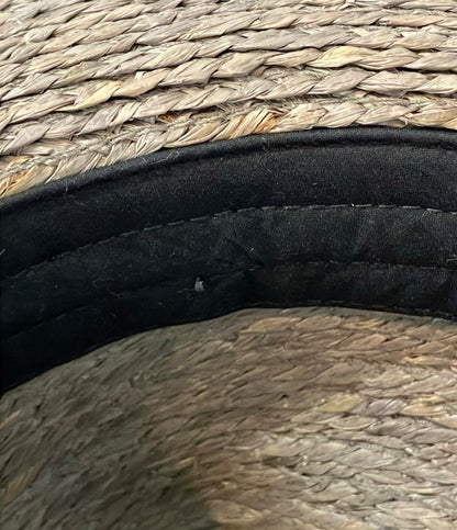 美品 カミンスキーエックスワイ 麦わら帽子 ストローハット レディース SIZE M KAMINSKI XY