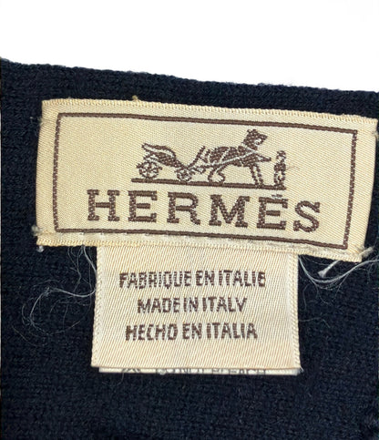 HERMES マフラー カシミヤ100% メンズ レディース エルメス