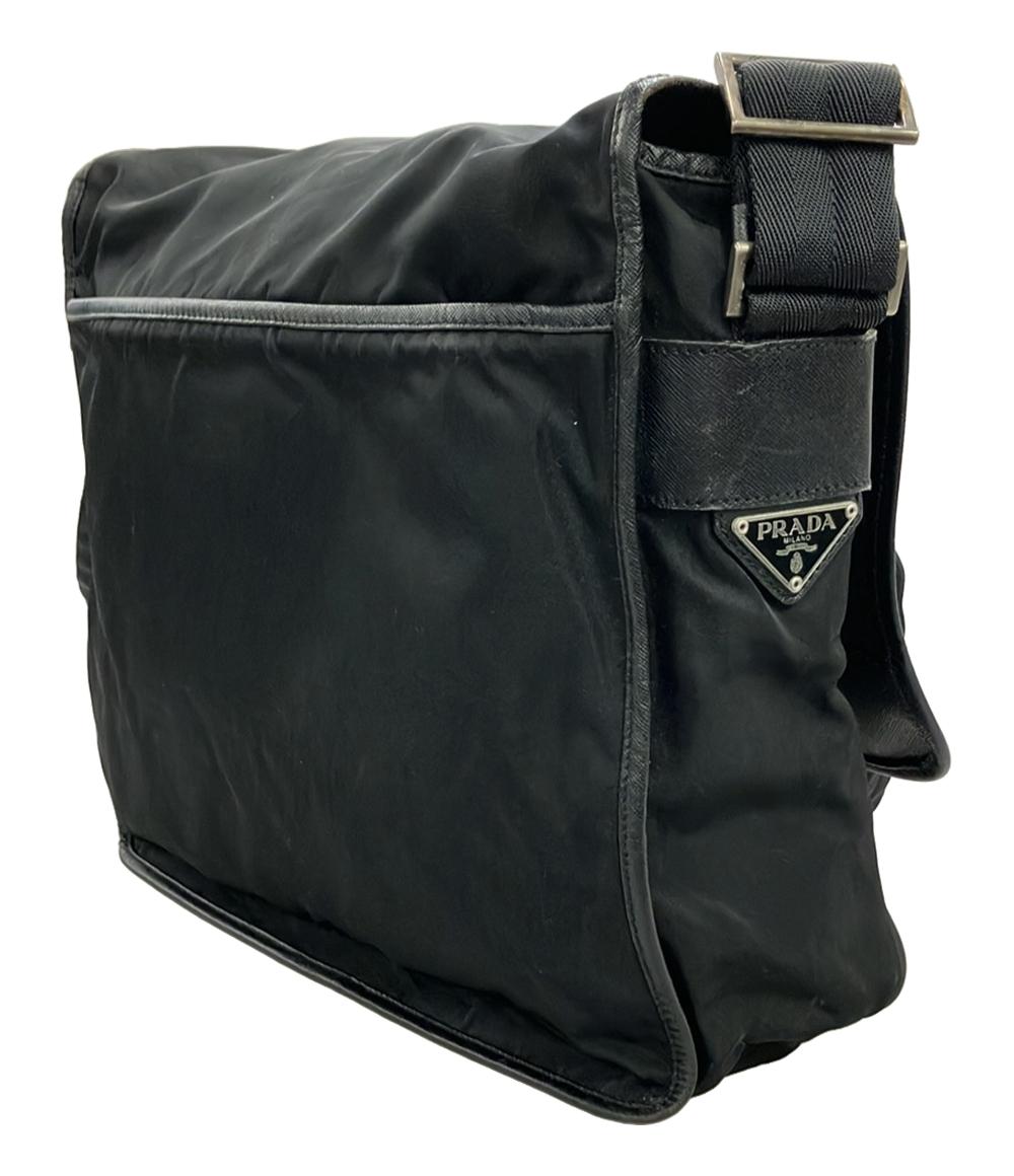PRADA ショルダーバッグ 斜め掛け ナイロン レザー V158X メンズ プラダ